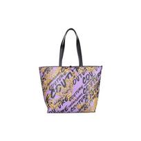 Versace Jeans Couture Fashion Polyester Tote Bag Women Tote Bags Purple 73VA4BZ1-ZS495-PF4 Basic Set (Bag+Dust Bag) gray