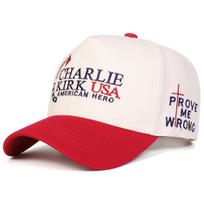 Unisex Charlie Kirk USA raidžių siuvinėjimo beisbolo kepurės Pavasario Rudens Lauko Reguliuojamos Laisvalaikio Kepurės Apsauganti nuo Saulės Kepurė Sportinė Kepurė