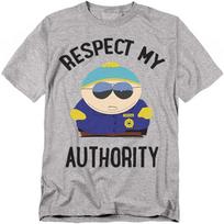 South Park Respect 100% medvilnės marškinėliai vyriški S-5XL, Athletic Heather L