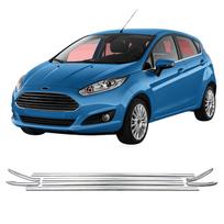 Side Window Moldings Stainless Steel Chrome Ford Fiesta Mk7 20092017
