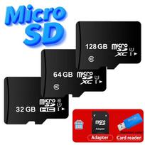 Micro SD 128GB TF kortelė 32GB 64GB sd kortelė micro SDHC SDXC Flash atminties kortelė 10 klasė su adapteriu transporto priemonės duomenų registratoriui, kamerai, išmaniesiems telefonams, žaidimams 【32GB】