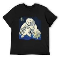 Jason Molina - Songs Ohia - Owl T-Shirt vintage clothes blacks korean fashion men t shirt XXXL juoda