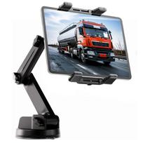 Car Tablet Holder Long Arm Suction Cup Mount For Tablet Suv Truck Vehicle Lift Windshield Window Vehicle Mount