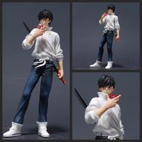 Anime Jujutsu Kaisen Okkotsu Yuta Figūrėlės Modelio Žaislai 21cm no box black
