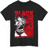 Unisex Black Anime Lagoon Revy T-Shirt, Revy Shirt, Anime Aesthetic Shirt, Cool Anime T-Shirt, Anime Gift for Him_Her S juoda