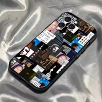 Drake O-OvO pelėdos dėklas telefonui iPhone 16,15,14,13,12,11,Pro,Max,Plus,X,XS,SE4,E,Mini,Minkštas juodas dėklas iPhone14