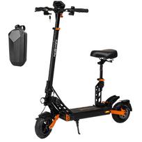 Kukirin G2 Pro 10 colių 600W elektrinis sulankstomas paspirtukas, miesto elektrinis paspirtukas, 48V 15,6AH, maksimalus nuotolis iki 58 km, maksimali apkrova 120 kg, juodas L-Only cars juoda
