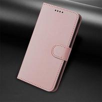 Casing For ZTE Blade A33S A34 A35 A53 Pro A54 A55 A72S A73 A75 Z2359 4G 5G Flip Leather Case Card Cover ZTE Blade A33S 4G rožinio aukso spalvos