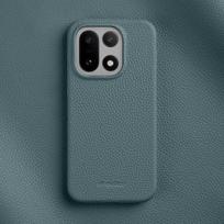 Melkco Originalios karvės odos mobiliojo telefono dėklas Oneplus 15 1+15, su mikropluošto pamušalu viduje, liči rašto kietu PC dangteliu OnePlus 15
