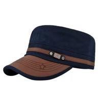 Unisex Fs Pentagram Embroidery Embroidery Military Cap Spring Autumn Outdoor Adjustable Casual Hats Men Flat Top Caps