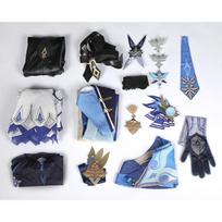 Eula Lawrence Cosplay Costume Full Set Women Halloween Comic Costumes L kaip parodyta spalva