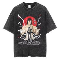 Anime Attack On Titan Eren Jaeger Spausdinami marškinėliai Vyrams Moterims Shingeki No Kyojin Manga Marškinėliai Harajuku Skalbti Marškinėliai S