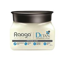 Raaga Professional De Tan kremas nuo įdegio su kojine rūgštimi ir pienu 500 g Drėkinanti odos priežiūra vyrams ir moterims
