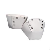 Roller Skate Toe Guards Outdoor Artificial Leather Detachable Accs White
