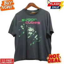 Bjork The Sugar Cubes Basic Black Vtg 90's Unisex T-shirt Reprint S-5XL FastShip Unisex T-Shirt L