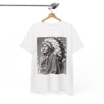Native American Sitting Bull Indian Tshirt Pride New Unisex Heavy Cotton Tee Unisex T-Shirt S