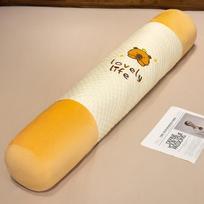 Removable & Washable Long Body Pillow with Leg Clamp & Headboard Backrest 70cm [Removable and Washable Inner Core]