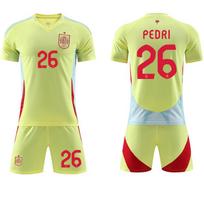 2024 Spain Away Euro Jersey #19 Yamal #7 Morata #17 Nico #8 Olmo Football Jerseys XL