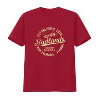 Badlands National Park Hiking Retro Vintage South Dakota T Shirt vintage Washed Stretched Stylish Comfortable designer clothes S