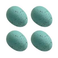 Plastic Egg DIY Painting Craft Easter Party Home Decoration Farm Nest Eggs Plastic Fake Eggs