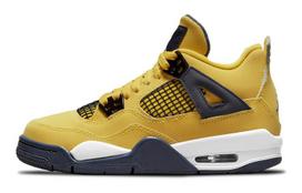 Jordan Kids Air Jordan 4 Retro  Lightning 2021  Sneakers 408452-700 35.5