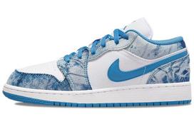 Jordan 1 Low Washed Denim GS DM8947-100 36.5