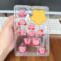 11 vnt./rinkinys Protingas žaislas Veiksmo figūrėlė Mielas Kawaii Žvaigždė Kirby Nuotykių žaidimas Dėliojama PVC Anime figūrėlės modelis Vaikų gimtadienio dovana