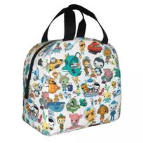 Octonauts Koliažas Izoliuotas Pietų Krepšys Šiluminis Krepšys Maisto Indas Mielas Animacinis Anime Pietų Dėžutė Rankinė Bento Maišelis Lauko - ... S įvairiaspalvis