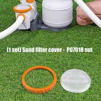 Greitai montuojamas baseino filtro dangtelio veržlė, nereikia įrankių, lengvai surenkamas ant smėlio filtrų 58486 58497 58499 1