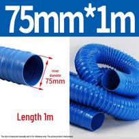 75 mm mėlynas lankstus PVC vakuuminis žarna