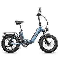 Fafrees FF20 Polar Foldable Electric Bicycle 500W Motor Dual Disc Brakes 48V 24AH LCD DIsplay 20  Tire Adult E-bike Max Load 150Kg Mechanical Brake mėlyna
