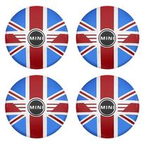 4 vnt. 56/60 mm Automobilio ratų centriniai dangteliai Padangų ratlankių dangteliai Aksesuarai Mini Cooper JCW S F54 F55 F56 F60 R50 R53 R55 R56 R57 R60