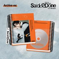 PARKAS JINYOUNG (GOT7) [Pasakyta ir Padaryta] 2-asis mini albumas (Archyvas / Atminimo dėžutė ver.) Archive ver. (NO STORE BENEFIT) orange