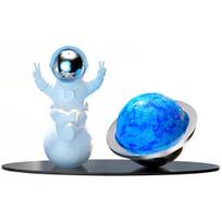 Astronaut Planet Car Long Air Freshener Fragrance Lasting Auto Air Purifying Aromatherapy Ornament mėlyna