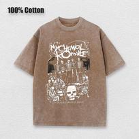 Didelio dydžio rūgštiniai marškinėliai My Chemical Romance Mcr Dead Vyriški marškinėliai Black Parade Punk Emo Rokas Viršus Drabužiai Unisex S