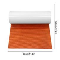 Surf Traction Pad Deck Grip Mat EVA Foam Boat Deck Mat Self-Adhesive Non-Slip Trimmable Sheet For Surfboard RV Yacht Kayak oranžinė