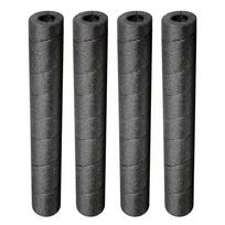 Black Pool Noodles Foam 4 Pieces Multi-Purpose Pipe Wrap Swimming Equipment for Copper Rods Handles Railings Poles Summer