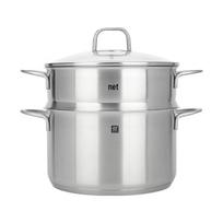 ZWILLING 24cm nerūdijančio plieno garų puodas ir sultinio puodas rinkinys