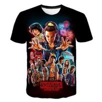 NAUJA SU ETIKETĖMIS STRANGER THINGS Marškinėliai Viršus jaunimui SUAUGUSIEMS berniukams MERGAITĖMS T-shirt visiškai naujas 2XL