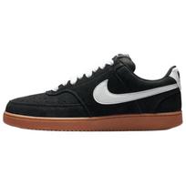 Nike Court Vision Leather Breathable Low top Skateboard Shoes Unisex Black White IO7727-001 42