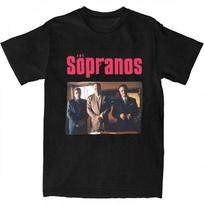 Vintage T-Shirts Featuring The Sopranos Perfect for Couples This Summer Classic Y2K Style with A Popular Tony Soprano Print -... S įvairiaspalvis