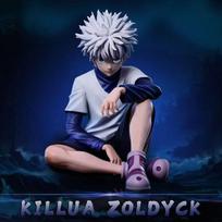 Animacinis Hunter x Hunter Anime Modelis Figūrėlė Sėdinti Pozicija Killua Zoldyck Figūrėlė Gon Freecss GK Statula Modelis Darbalaukio Lėlė Dovana