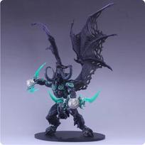 25cm Animacijos Žaidimų Pasaulis World Of Warcraft Demonų Medžiotojas Illidan Veikėjo Modelis Rankiniai Papuošalai Žaislai Dovanos without box gray