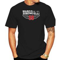 Madingi vyriški marškinėliai Klasikiniai Sic Marco Simoncelli 58 marškinėliai Vyrams Balti trumpomis rankovėmis Individualizuoti porai pagrindiniai marškinėliai VYRIŠKI MARŠKINĖLIAI... S įvairiaspalvis