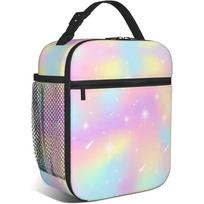 Tie Dye Lunch Box Kids Girls Boys Insulated Cooler Thermal Cute Lunch Bag Tote for School Work - Men's Summer Cotton Graphic Tee S įvairiaspalvis
