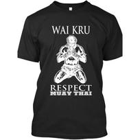 Wai Kru Ceremony Respect Muay Thai T Shirt New 100% Cotton Short Sleeve O-Neck T-shirt Casual Mens Top - Men's Summer Cotton ... S
