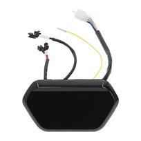 48V 60V 72V Elektrinio Dviračio Valdymo Skydelis Įtampos Suderinamas LCD Ekranas Matuoklis Transporto Priemonės Prietaisų Skydelis black