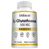 L-Glutationas (Sumažintas) 500 mg Maisto papildas, 120 kapsulių buteliuke 120 Capsules