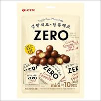 Lotte ZERO Traškus šokoladinis rutuliukas (Be cukraus) 140 g 140g x 1PACK
