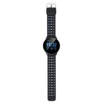 SUNROAD Heart Rate Monitoring Blood Pressure Waterproof Smart Sports WatchBlack juoda